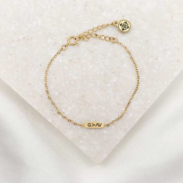 God is Greater ID Bracelet | My Saint My Hero