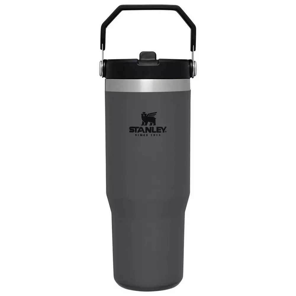 Stanley IceFlow Flip Charcoal Travel Tumbler - 890ml | argos.co.uk