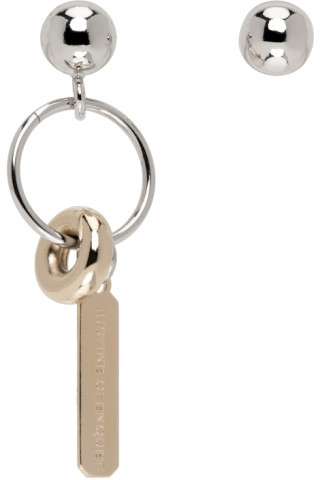 Silver & Gold Rachel Earrings | SSENSE