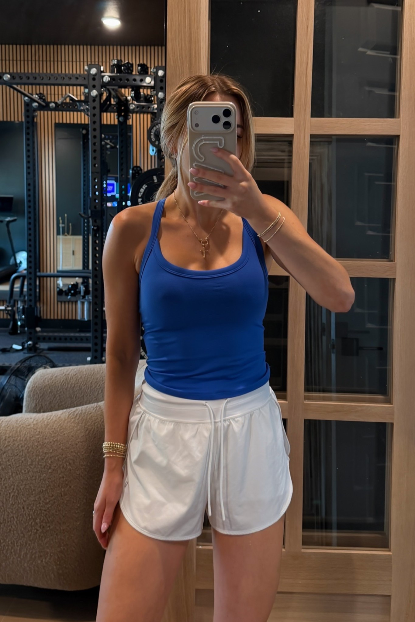 bra tank: xs // shorts: small — jeff surprised me with this bra tank & i absolutely love it! great quality & love the color. @Vuori US is jeff’s absolute favorite.