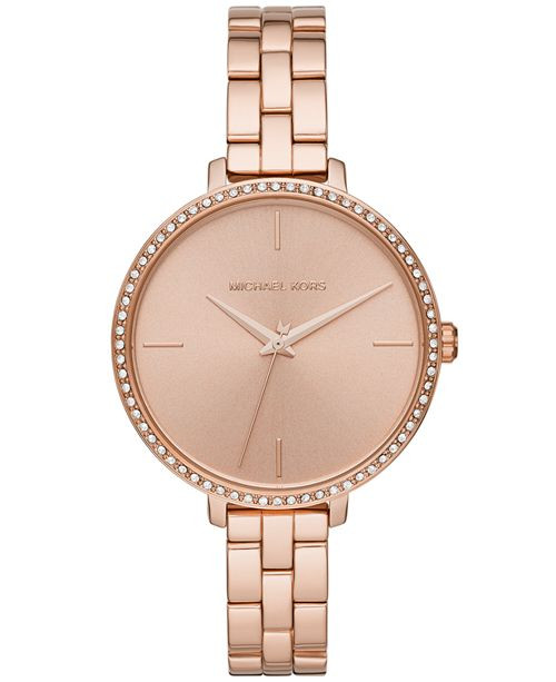 Michael Kors Women's Rose Gold-Tone Stainless Steel Bracelet Watch 39mm & Reviews - Watches - Jew... | Macys (US)
