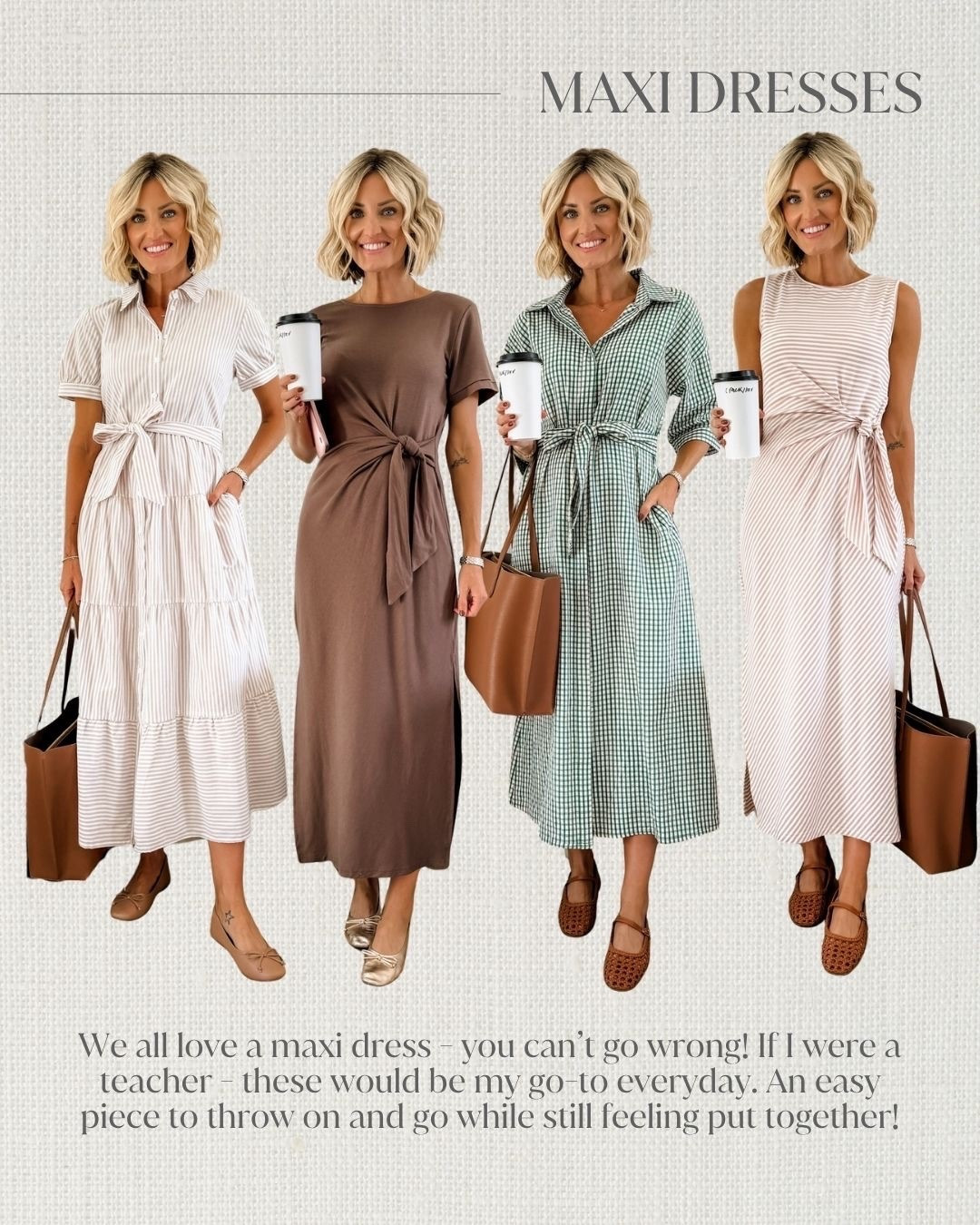 These maxis are all great affordable options for teacher workwear! 

Loverly Grey, maxi dress, teacher dress, Amazon find, teacher workwear, teacher outfit ideas, teacher looks 

#LTKStyleTip #LTKWorkwear #LTKFindsUnder50