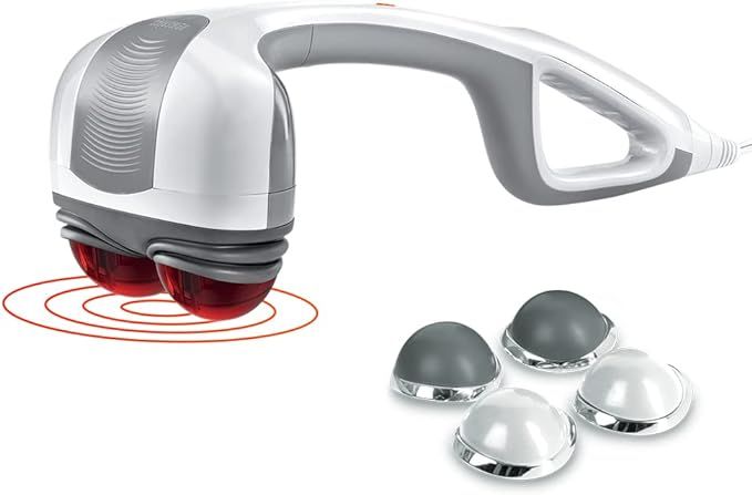 HoMedics Percussion Action Massager with Heat | Adjustable Intensity , Dual Pivoting Heads | 2 Se... | Amazon (US)