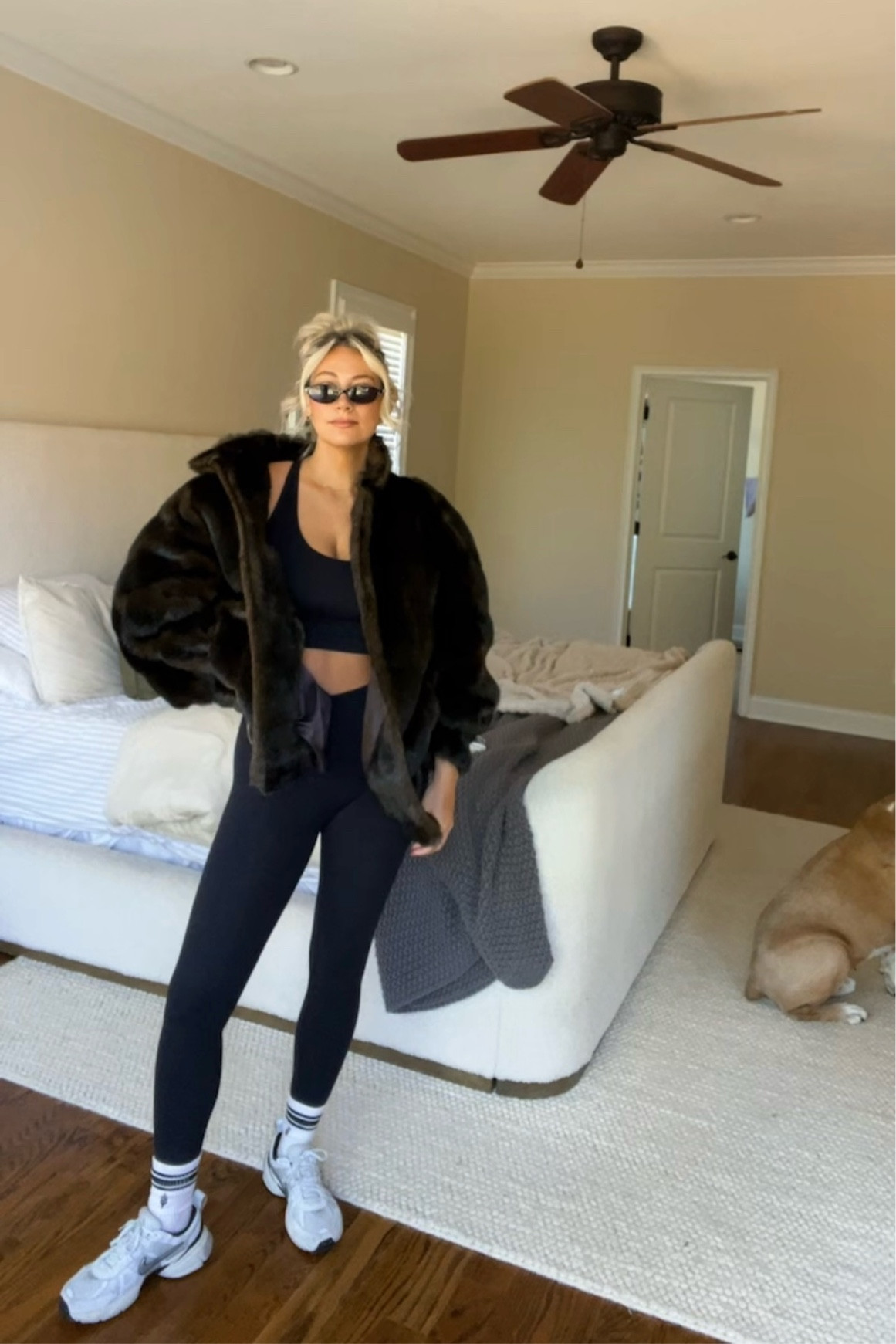 workout set + fur = ✨

Absolutely loving fur season, I thrifted this fur jacket but linking similar ones I have seen

Fur jacket, matching sets, workout attire, fitness wear, errands outfit, sunglasses 

#LTKStyleTip #LTKFitness #LTKActive