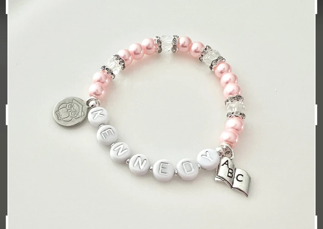 Kindergarten graduation bracelet kindergarten graduation gift for girls personalized kindergarten... | Etsy (US)