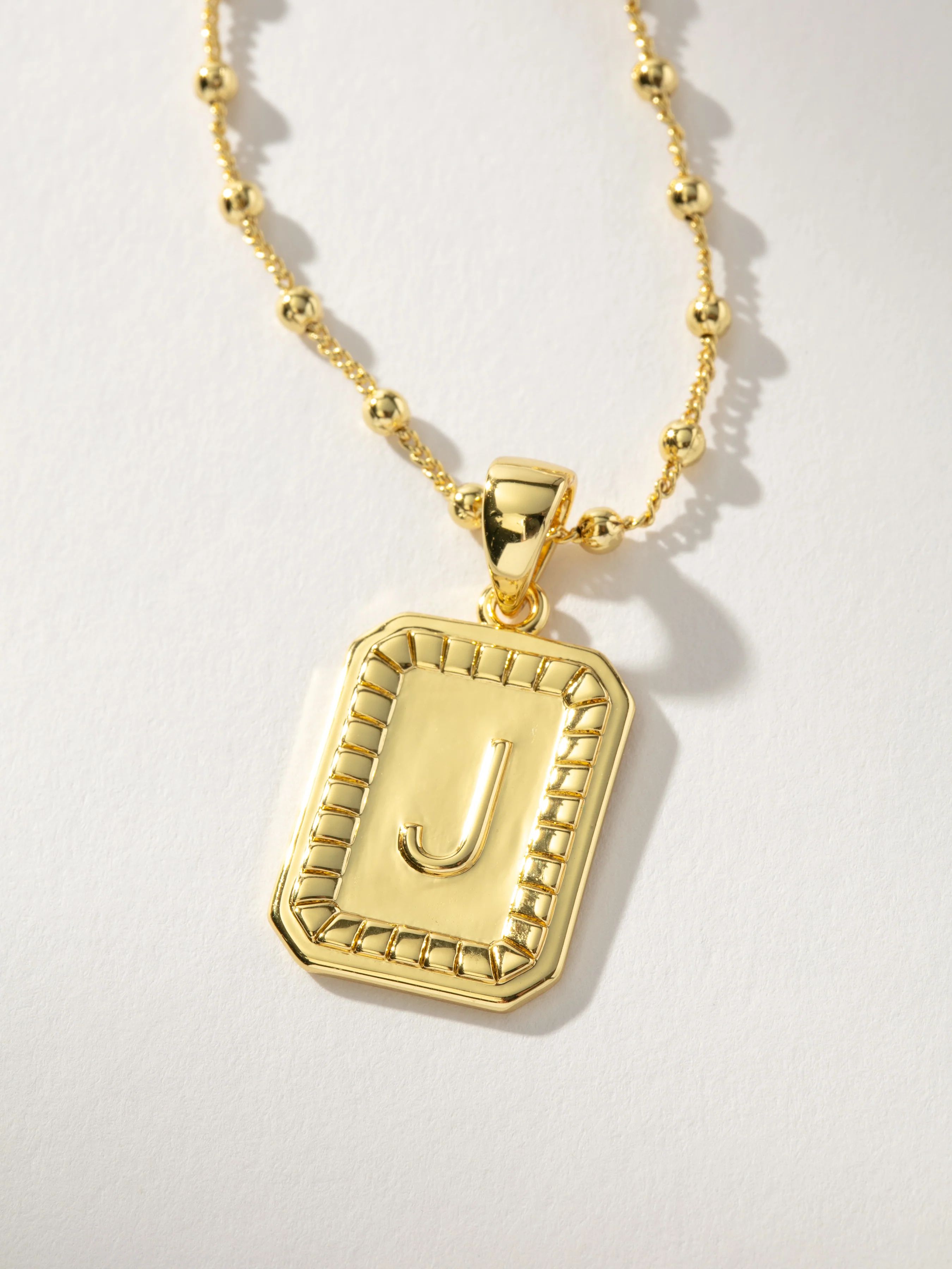 Sur Initial Necklace in Gold | Personalized Jewelry | Uncommon James | Uncommon James