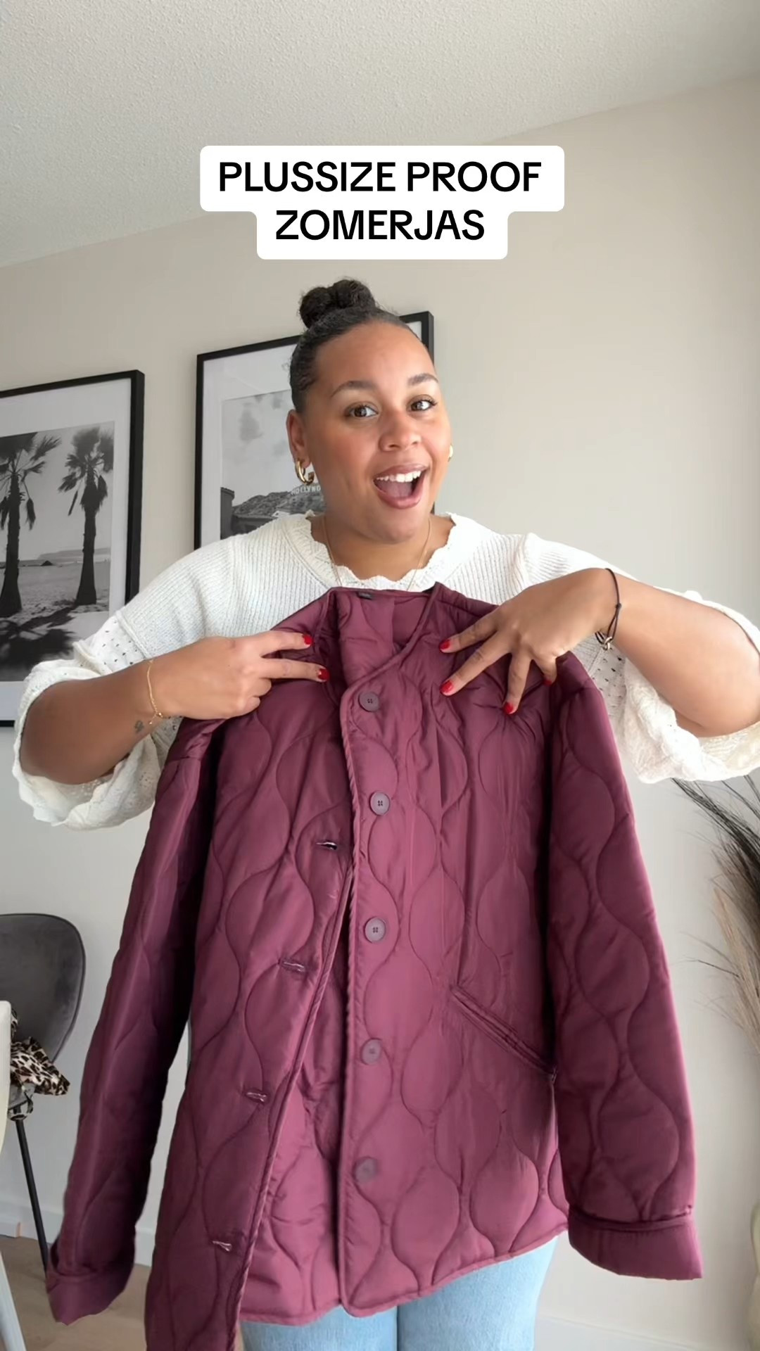 Plussize proof jacket burgundy Zara 

#LTKspring #LTKnederlands #LTKplussize