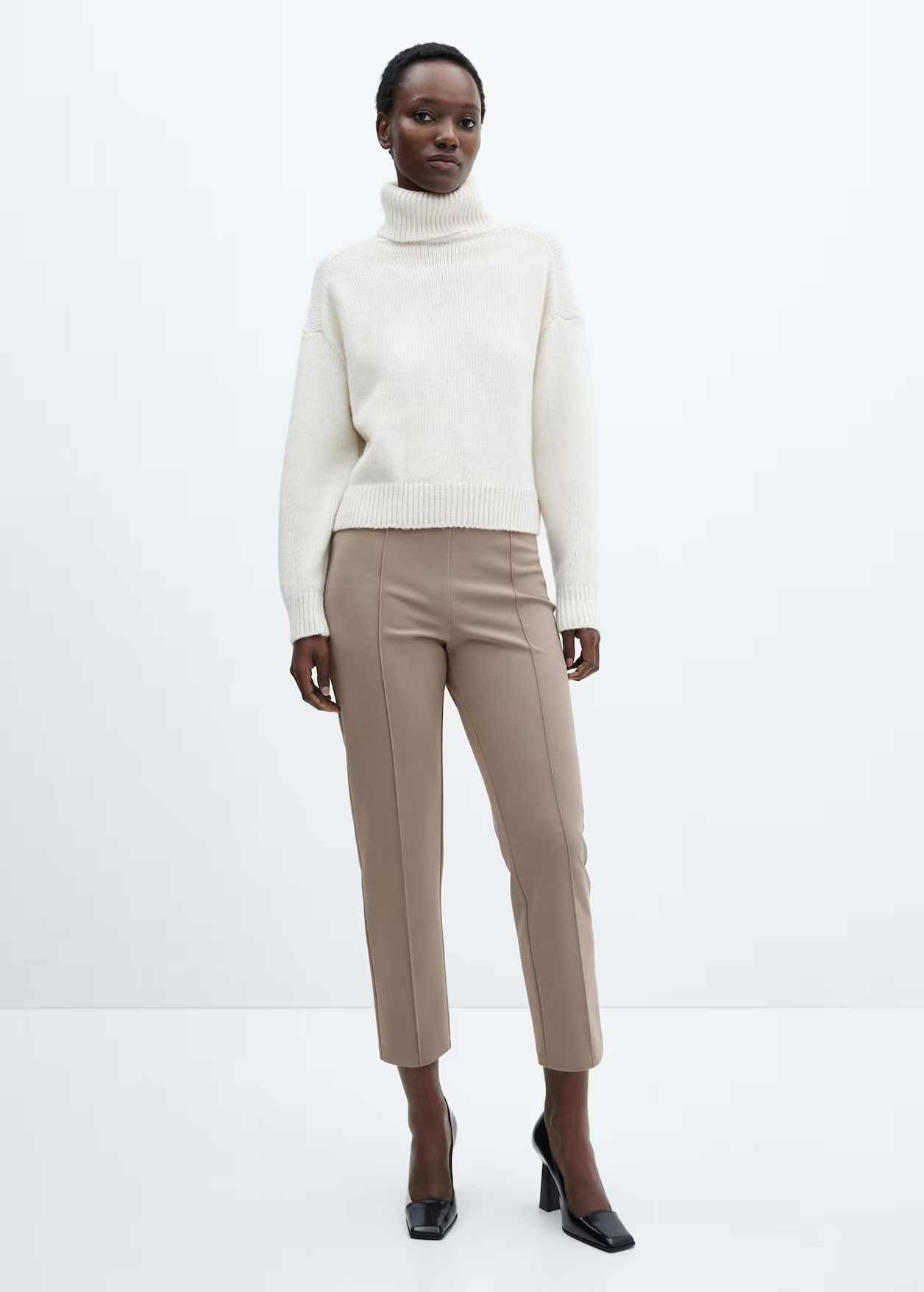 High-waist skinny pants | MANGO (US)