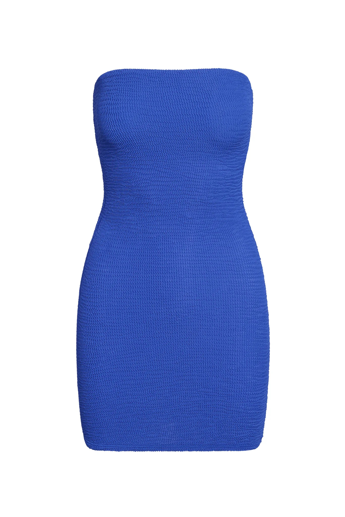 Bimini Dress - Cobalt Crinkle | Monday Swimwear
