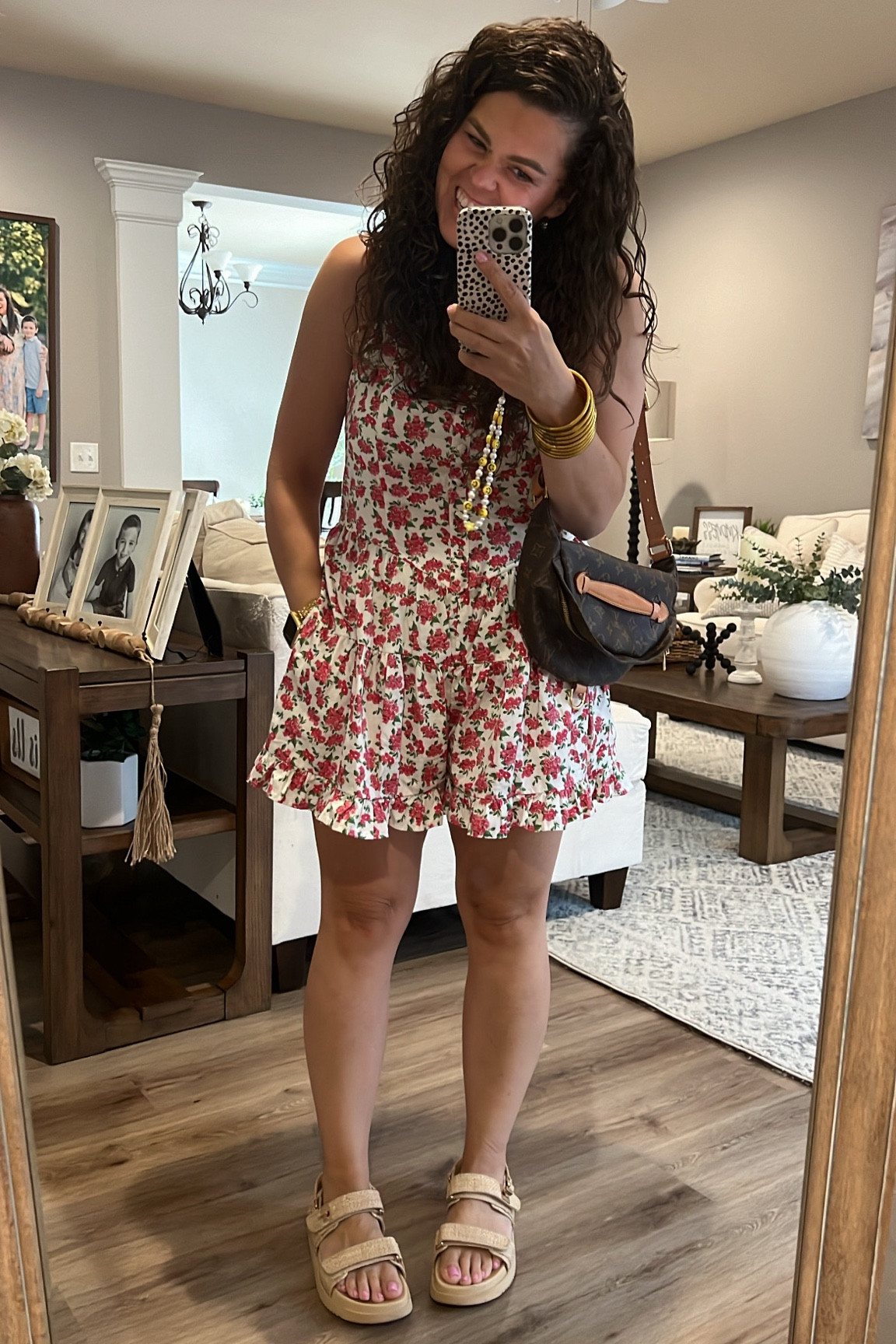 Summer time is my favorite! Love this floral romper! The ruffles are so feminine! Wearing a medium!

#LTKMidsize #LTKSeasonal