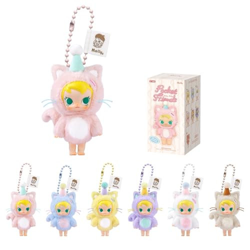 POP MART Baby Molly Pocket Friends Series-Vinyl Plush Pendant Blind Box Figures, Random Design Action Figures Collectible Toys Home Decorations, Single Box | Amazon (US)