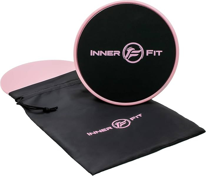 InnerFit Core Sliders for Working Out - Set of 2 Dual Sided Exercise Sliders Fitness Discs - Dura... | Amazon (US)
