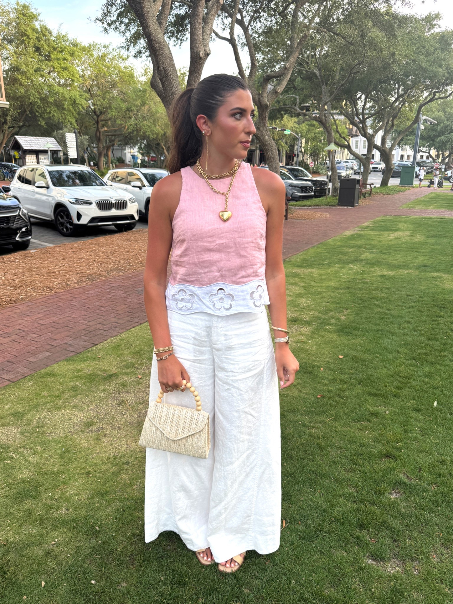 Wearing size 6 in pants & size M in top!!! 