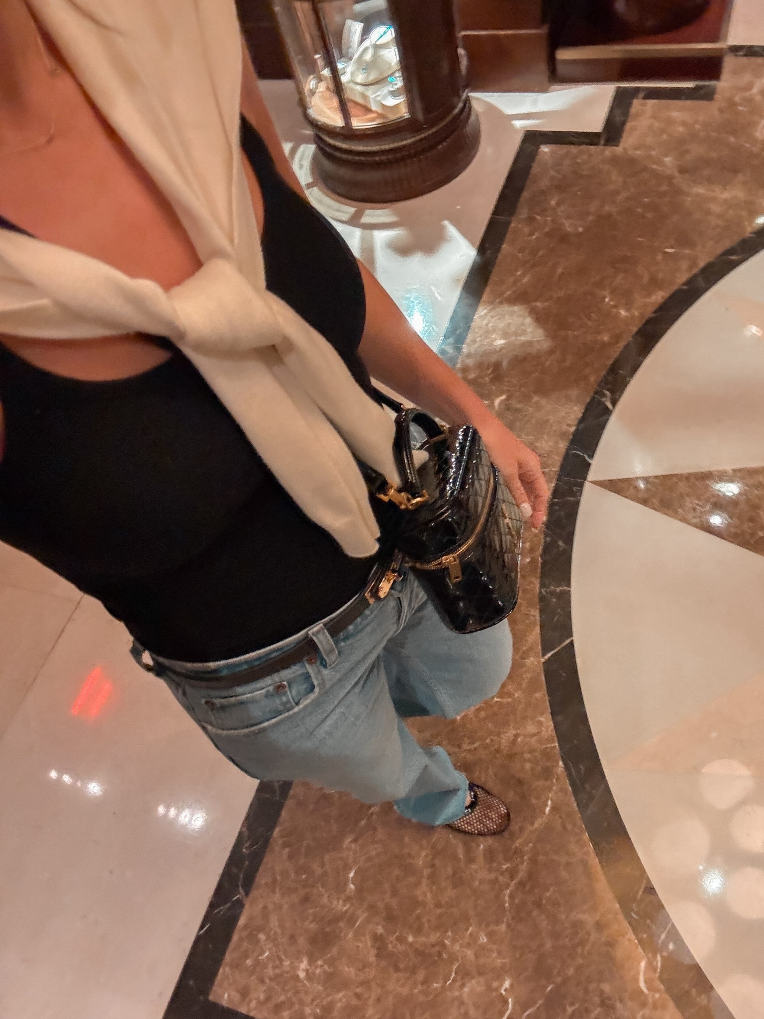 Last night's outfit for dinner in NYC New York / mesh flats, denim, YSL 

#LTKShoeCrush #LTKFindsUnder100 #LTKItBag