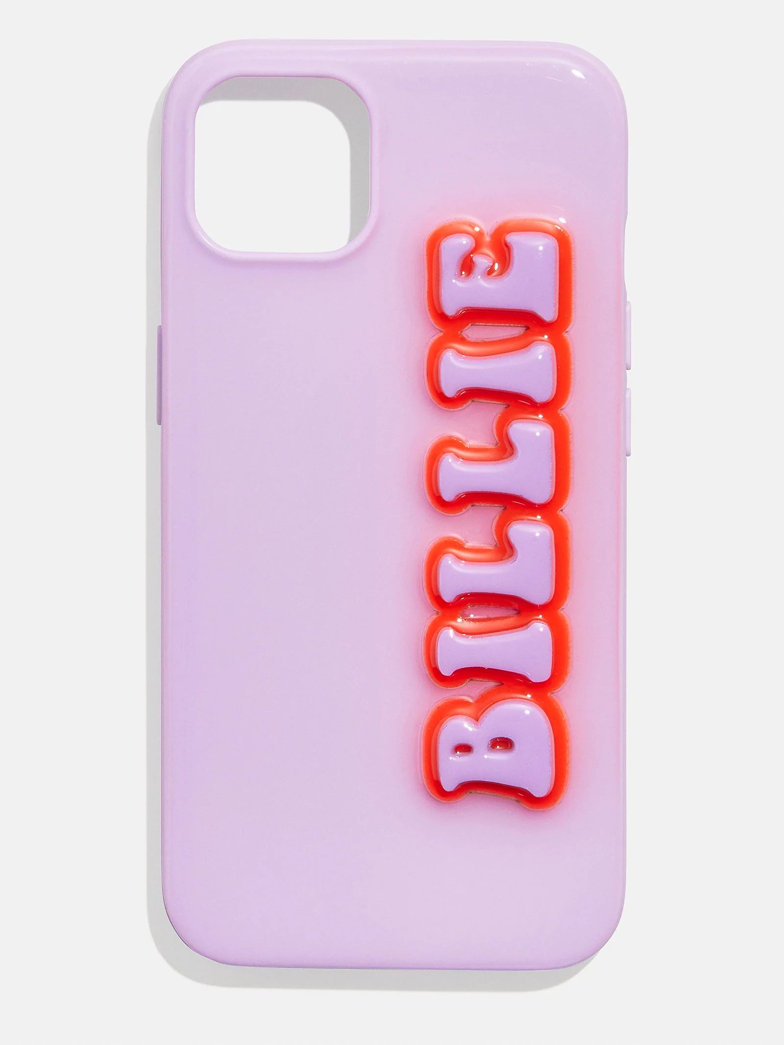 Retro Custom iPhone Case - Lavender/Red | BaubleBar (US)