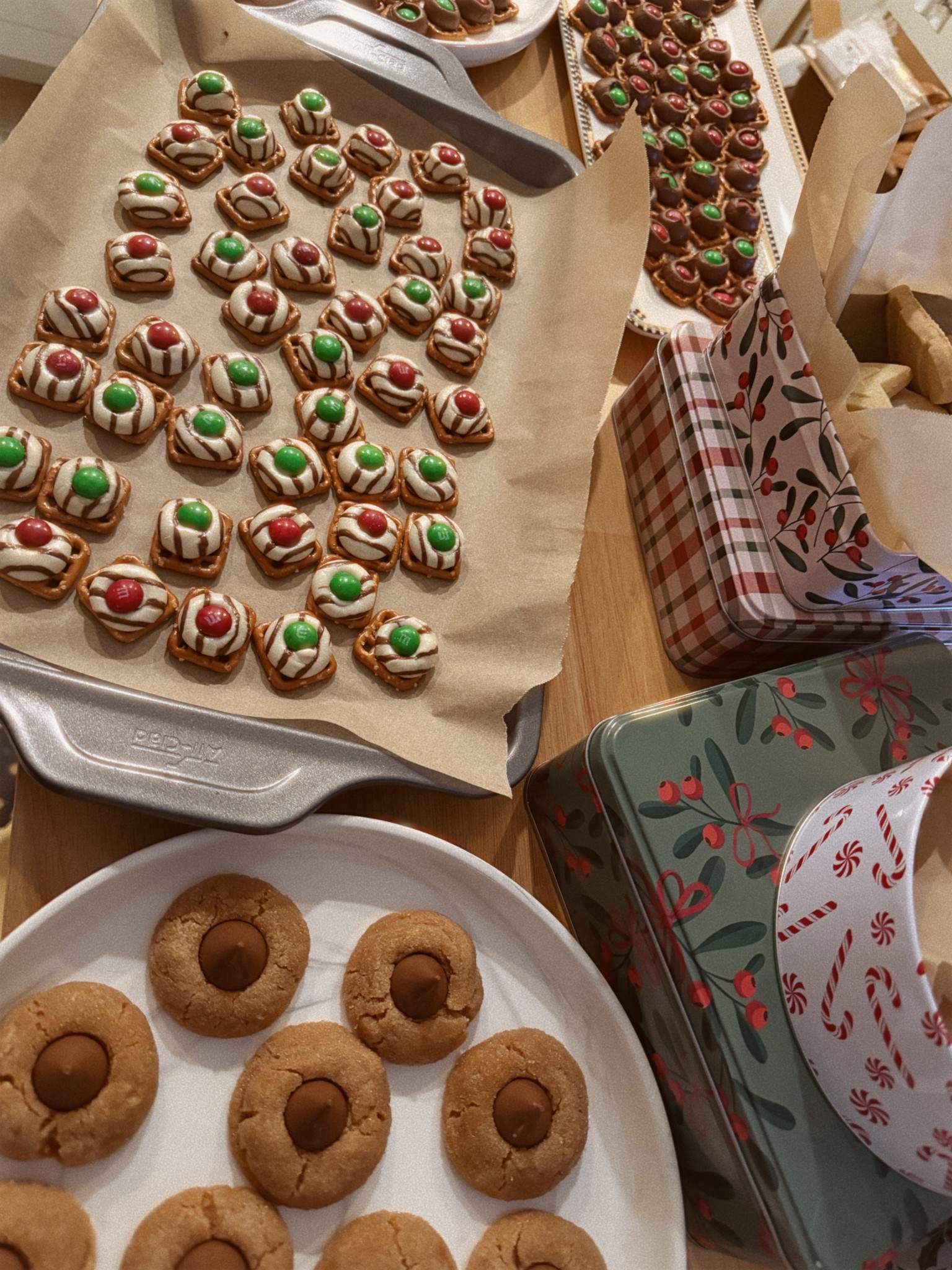 Christmas cookie tins for storing baked cookies 

#LTKHoliday #LTKHome #LTKSeasonal