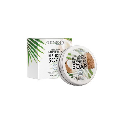 Cinema Secrets All-Natural Solid Brush Soap w/ Scrubber | Target