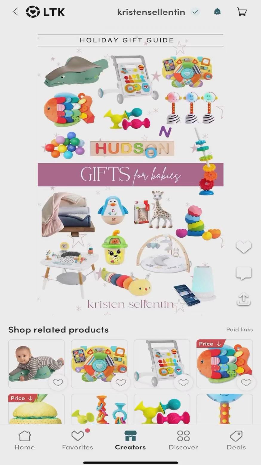 2024 Holiday Gift Guide:
Gifts for Babies 

 

#LTKBaby #LTKCyberWeek #LTKGiftGuide