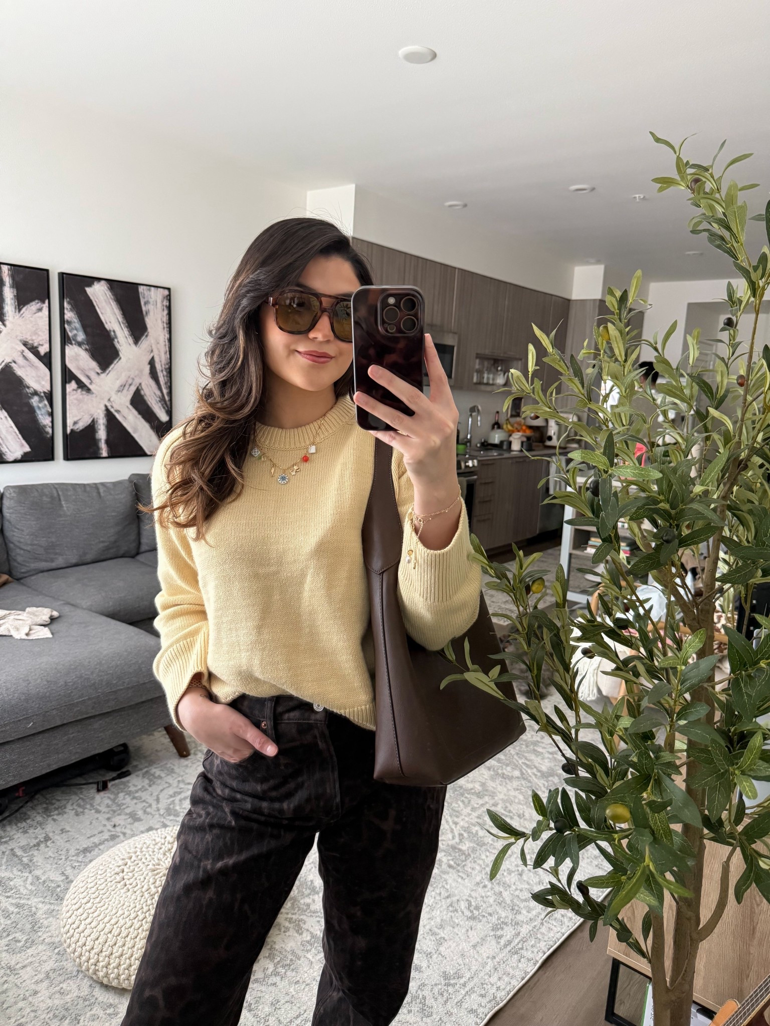 obsessed with these new sunglasses. trendy and so chic 🤎
spring trends | spring outfit ideas | spring wear | casual chic style 

#LTKPetite #LTKootd #LTKSeasonal