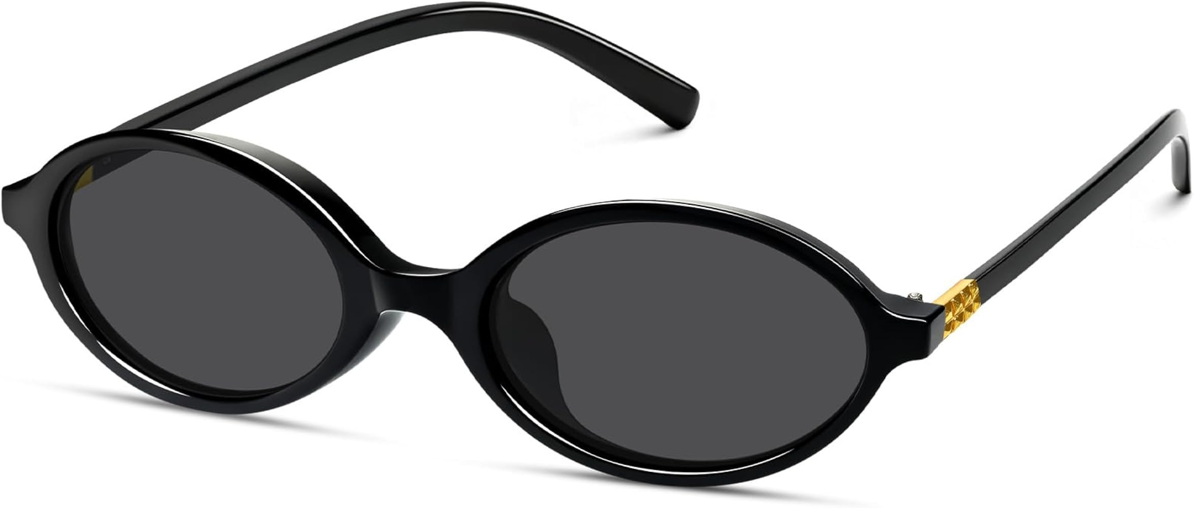 Retro Oval Sunglasses for Women Trendy Y2K Vintage Small Frame Sunglasses 90s UV400 Fashion Sunni... | Amazon (US)