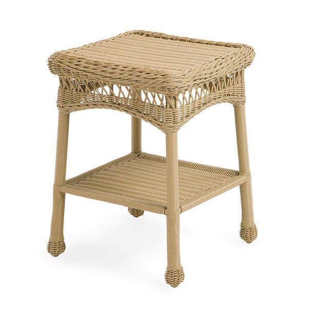 Easy Care Wicker End Table / Patio Side Table | Walmart (US)