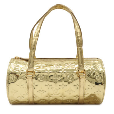 LOUIS VUITTON M95270 Monogram Miroir Papillon PM Hand Bag Gold Rare Ex++  | eBay | eBay US