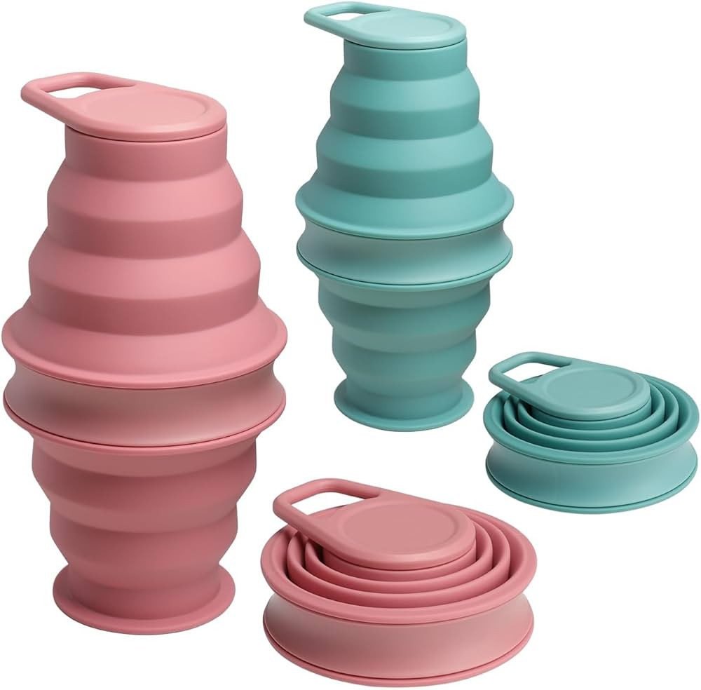 Opard Collapsible Water Bottles 17 Oz BPA Free Leak Proof Foldable Silicone Bottle with Anti-Coll... | Amazon (US)