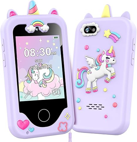 Kids Smart Phone for Girls, Christmas Birthday Gifts for Girls Age 3-10 Kids Toys Cell Phone, 2.8... | Amazon (US)
