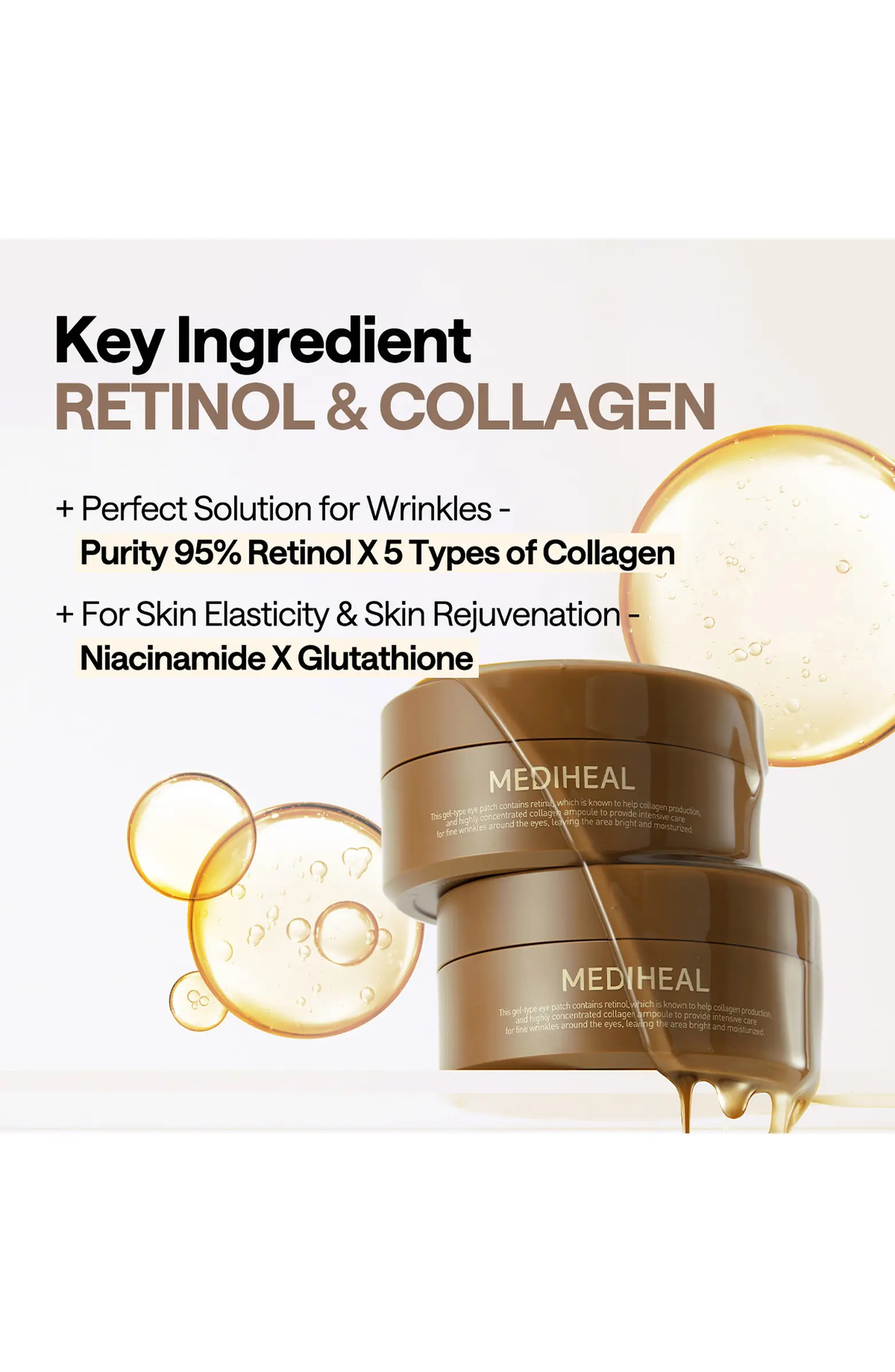 Retinol Collagen Eye Ampoule Patches | Nordstrom