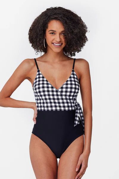 Izzy Gingham One Piece Swimsuit | Cupshe