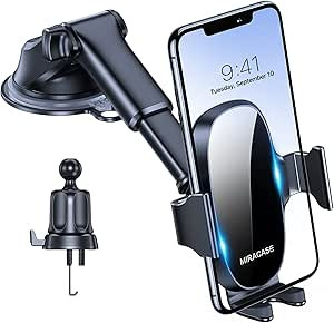 Miracase 3-in-1 Cell Phone Holder for Car • Universal Phone Holder Mount • for Dashboard Air ... | Amazon (US)