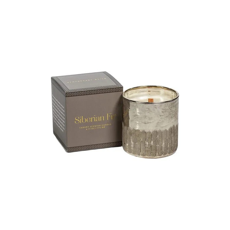 Siberian Fir Antique Gold Candle | Foundation Goods
