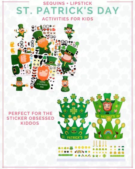 St. Patrick’s Day activities for the sticker obsessed kids!

#LTKfamily #LTKfindsunder50 #LTKkids