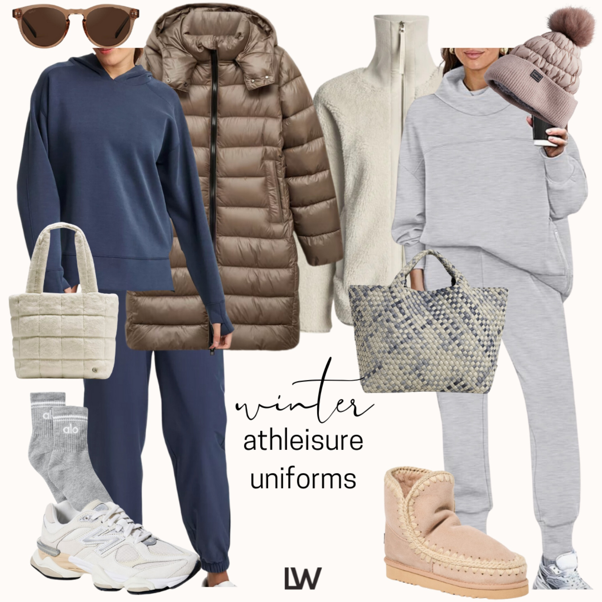 2 athleisure looks for cold December days! Both of these start with matching sets that are 10/10 and then adding classic layers and accessories that will work with all of the looks. Love these 2 looks! Size smalls in both.  

#LTKSaleAlert #LTKActive #LTKFindsUnder100