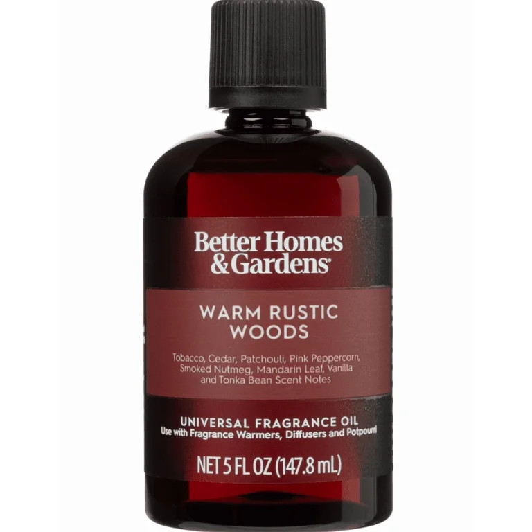 Better Homes & Gardens Universal Fragrance Oil, Warm Rustic Woods, 5 fl oz, for use with Fragranc... | Walmart (US)