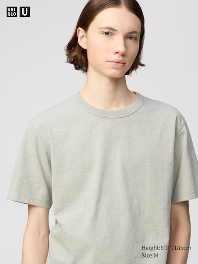 Crew Neck T-Shirt | UNIQLO (UK)