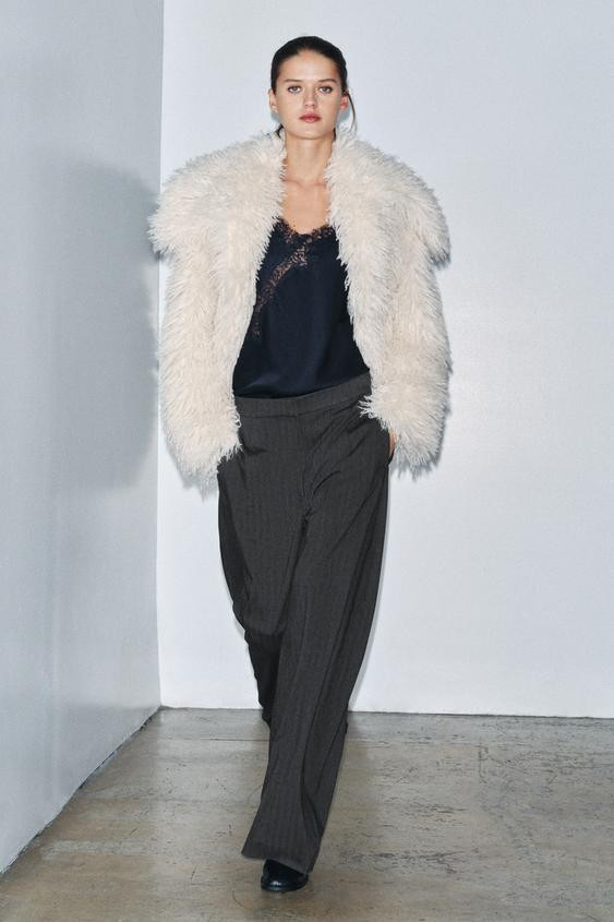 TEXTURED BALLOON PANTS ZW COLLECTION | Zara US