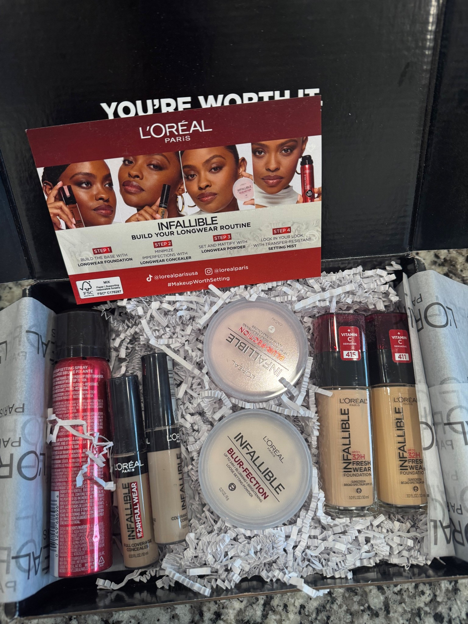 My first or packaged from L’Oréal and I can’t wait to try them! 

#LTKFestival #LTKGiftGuide #LTKItBag