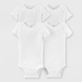 Carter's Just One You®️ Baby 4pk Short Sleeve Bodysuit - White | Target