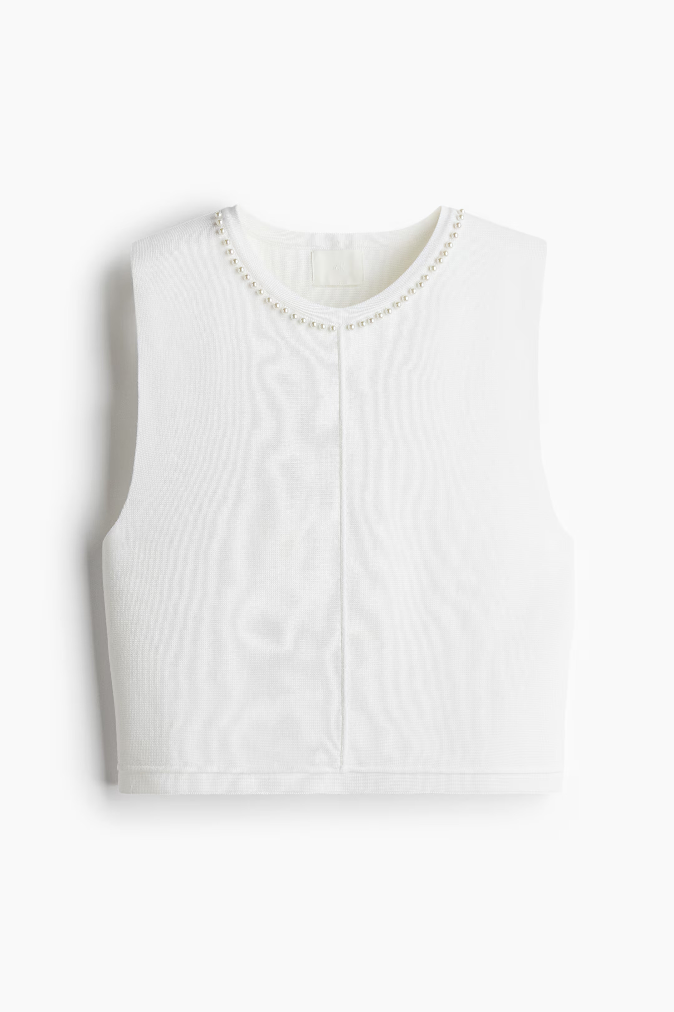 Bead-Embellished Sleeveless Top | H&M (US + CA)