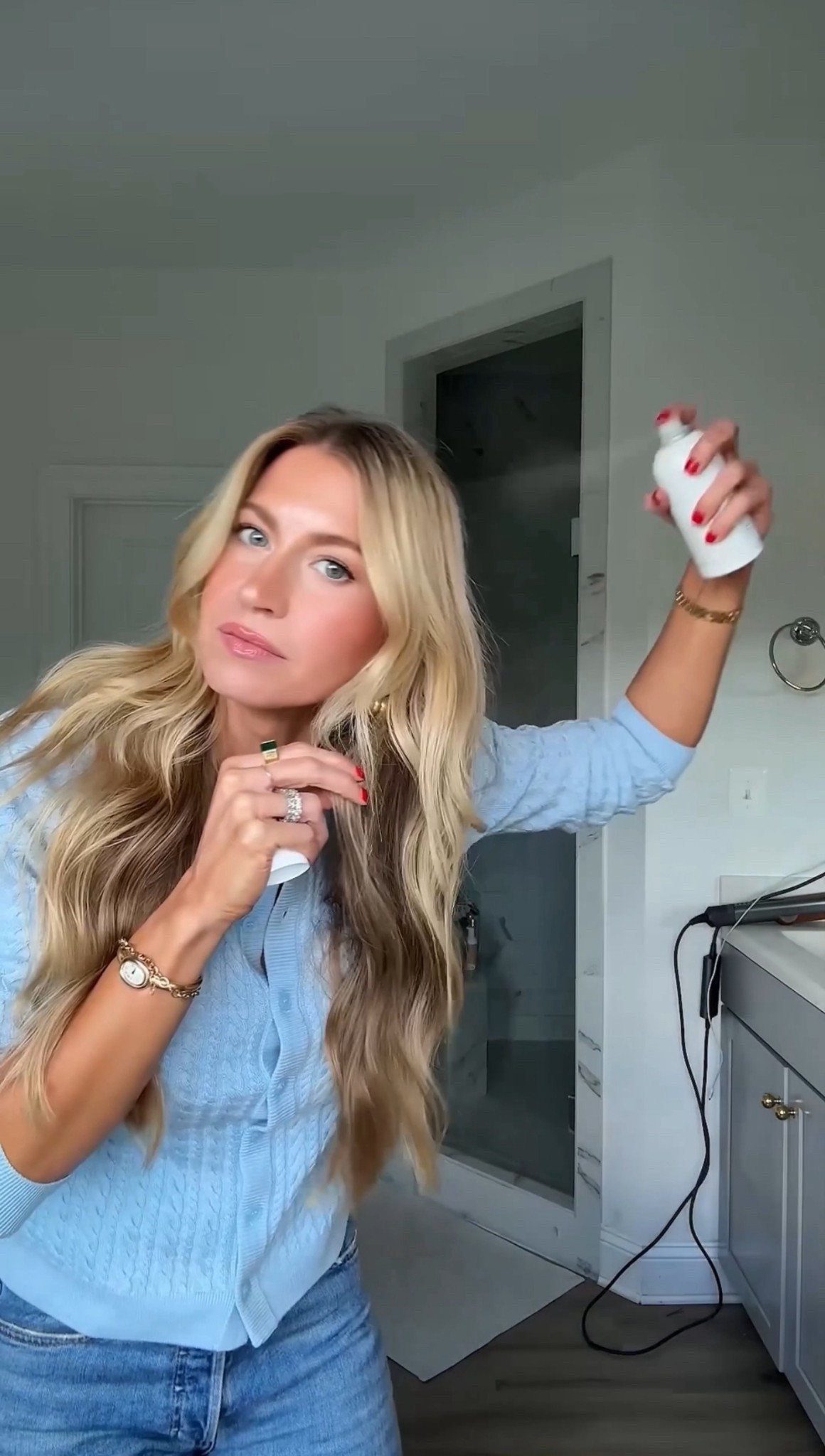 Sweater + denim outfit! 
Sweater: runs TTS  wearing size small. 

#LTKSeasonal #LTKBeauty #LTKStyleTip