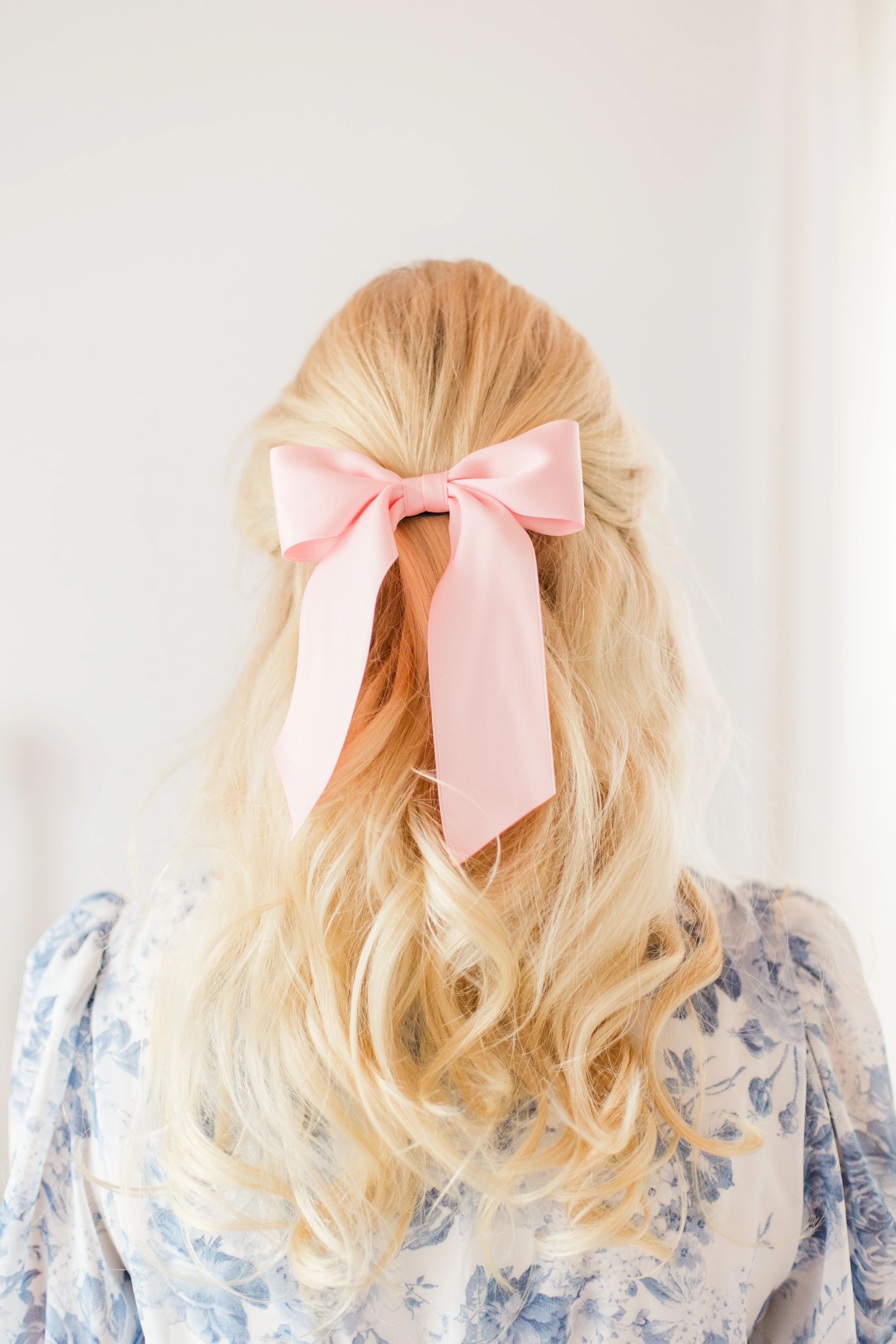 Bailee Matte Satin Bow | Grace & Grandeur Bow Company