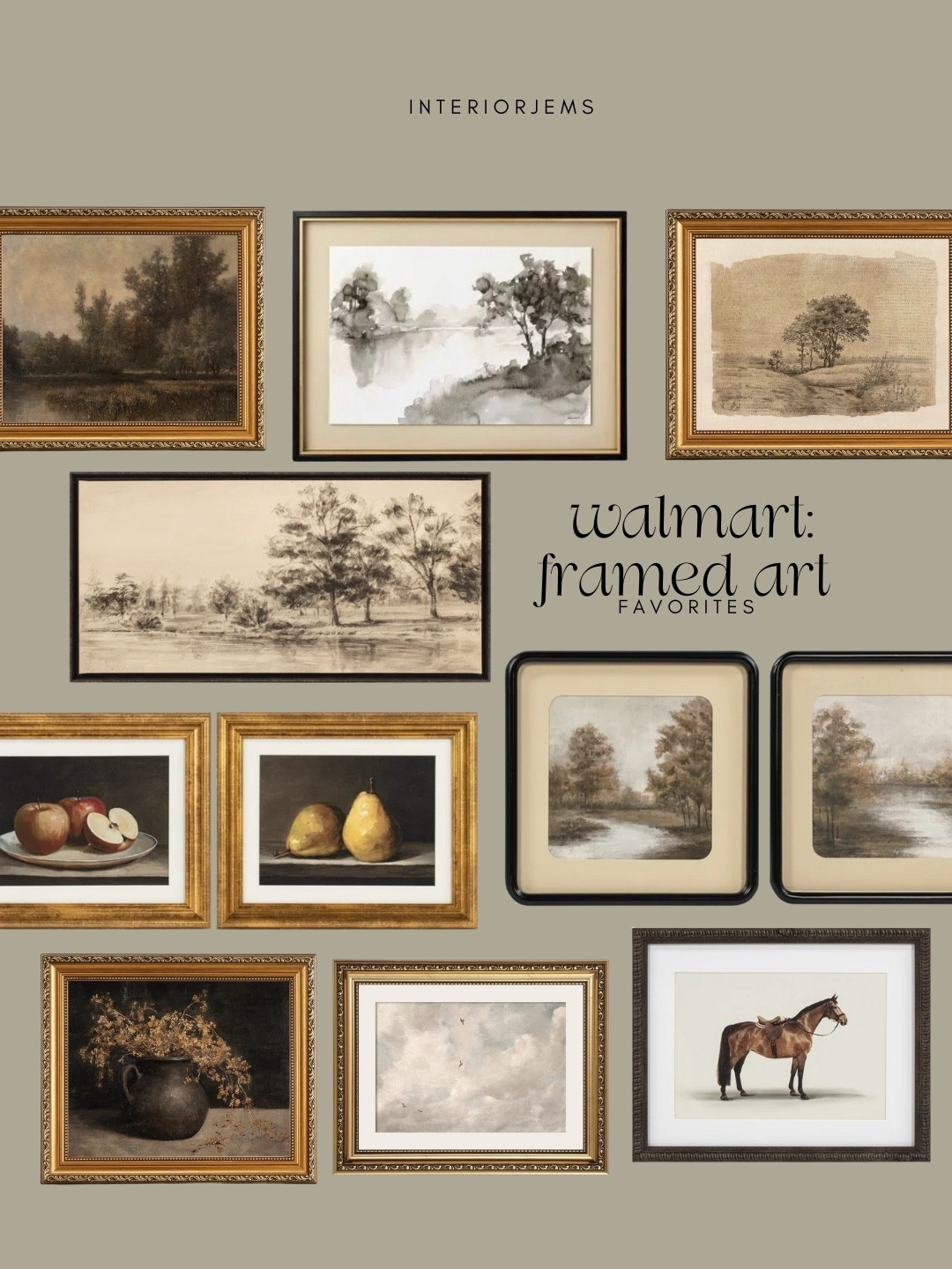 Framed and ready, Art from Walmart and a few from Amazon, a set of art prints, framed, a landscape art, sketch, art, affordable art from Amazon, equestrian art

#LTKSeasonal #LTKSaleAlert #LTKHome