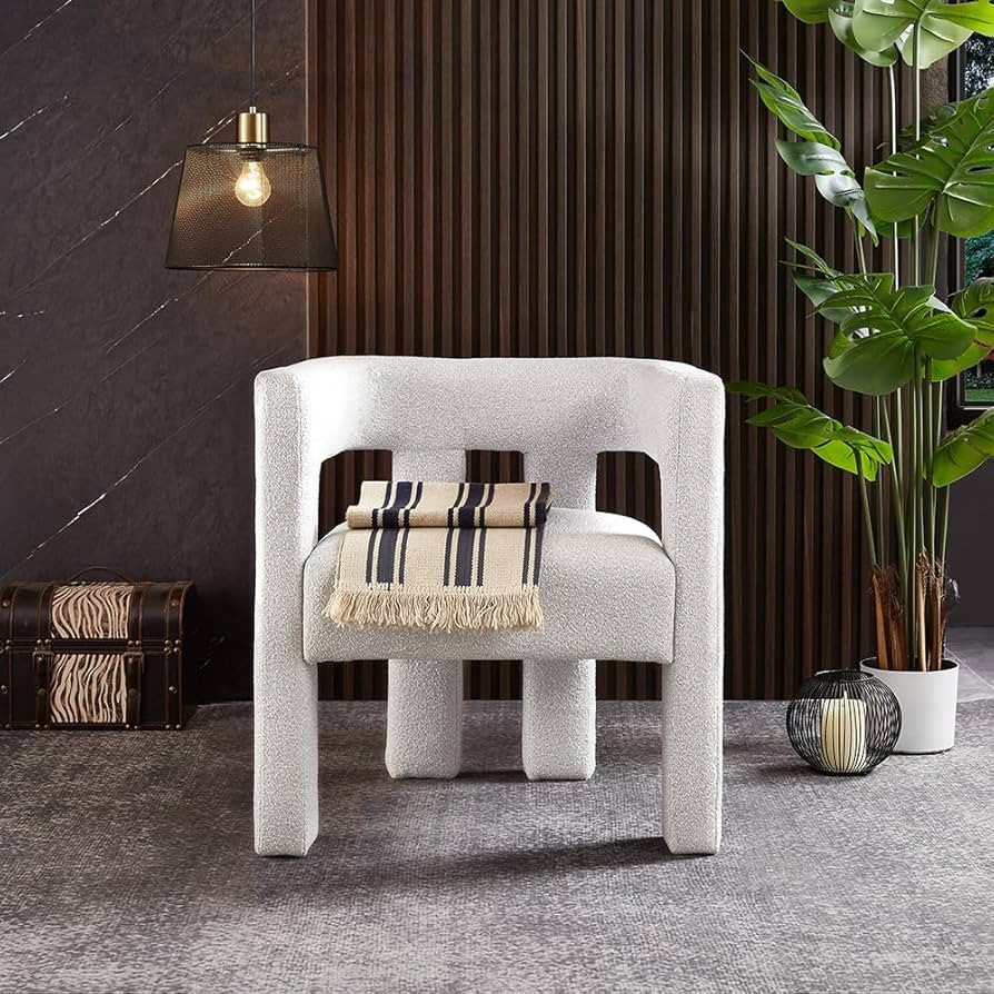Gexpusm Living Room Chairs, Fabric Accent Modern Chair with Armrests Suit for Bedroom, Kitchen an... | Amazon (US)