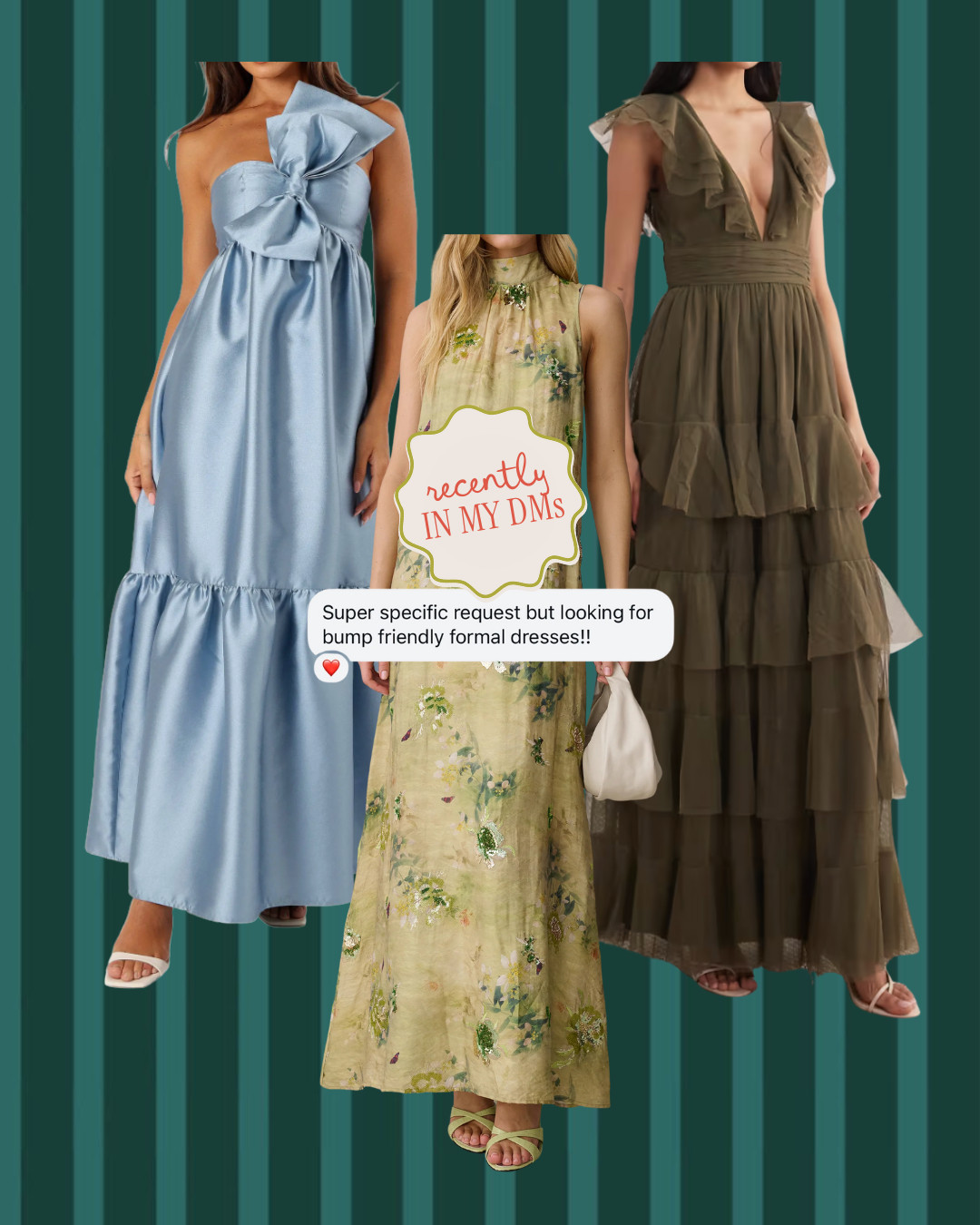 Bump friendly formal dresses! 

 

#LTKBump #LTKWedding