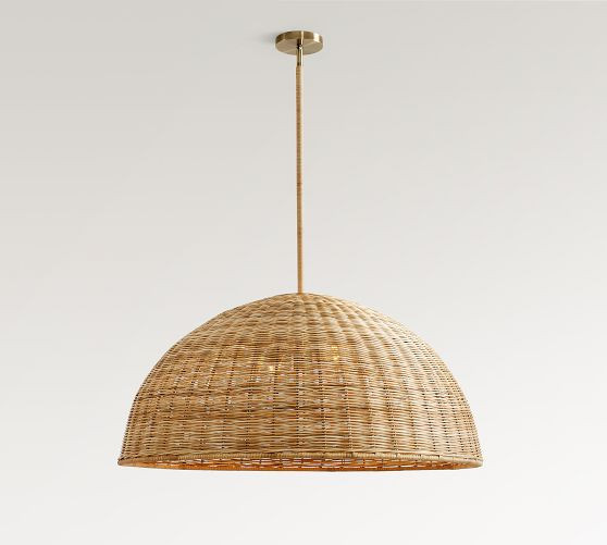 Marion Woven Dome Pendant (34") | Pottery Barn (US)