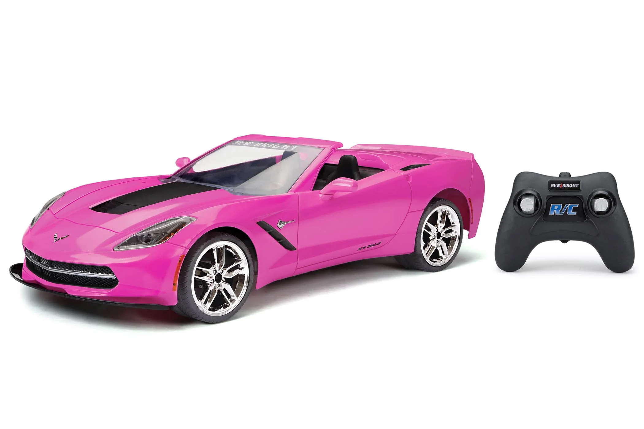 New Bright (1:8) Corvette Battery RC Sports Car, 60816UG-PN | Walmart (US)