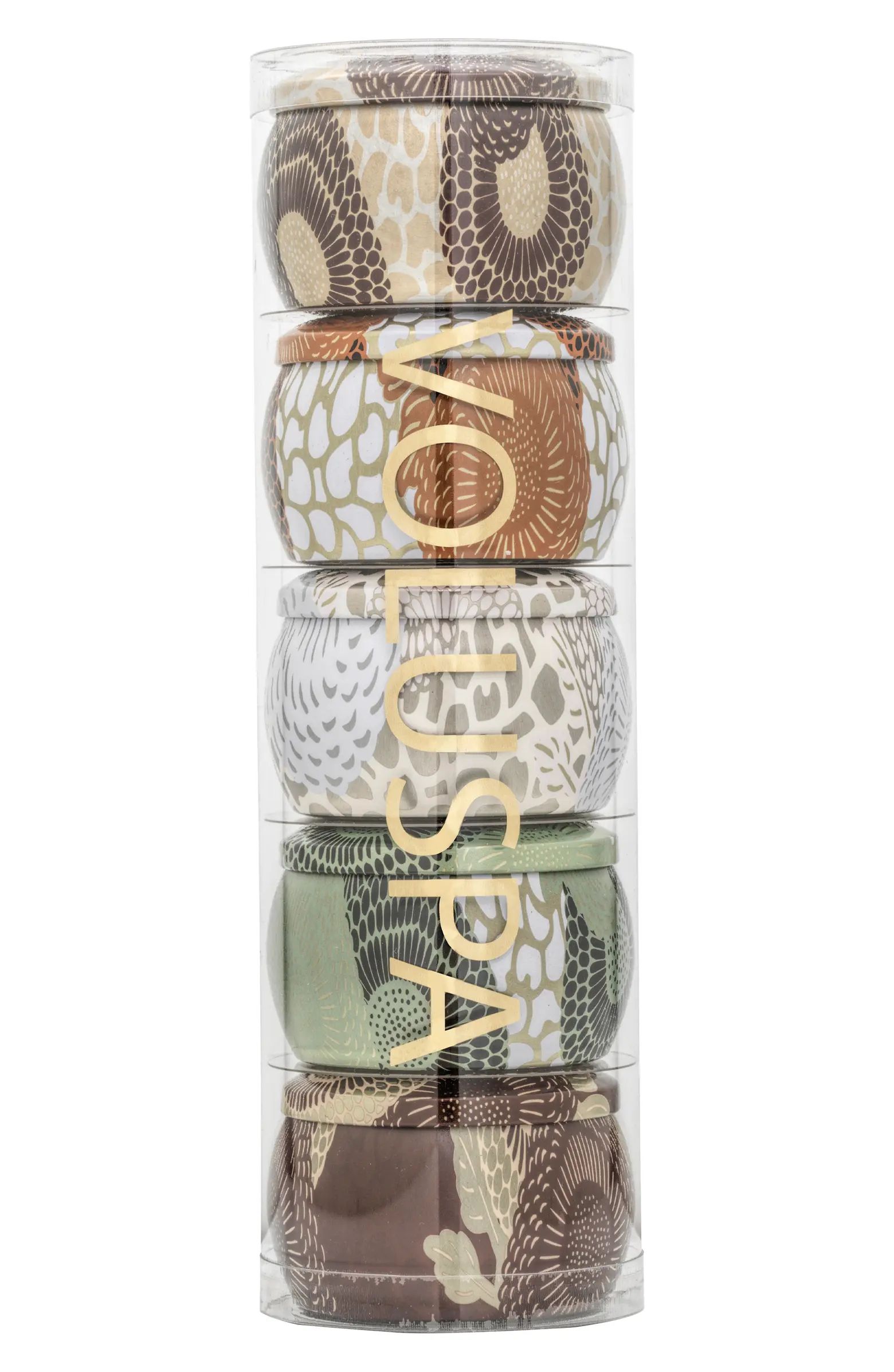 Japonica Set of 5 Mini Tin Candles | Nordstrom