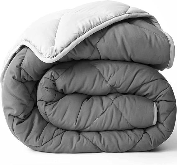 ViscoSoft All Seasons Twin/Twin XL Down Alternative Reversible Comforter - Perfect for Dorm Beddi... | Amazon (US)