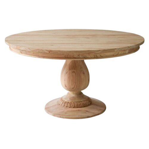 Charlotte Round Dining Table, Natural | One Kings Lane